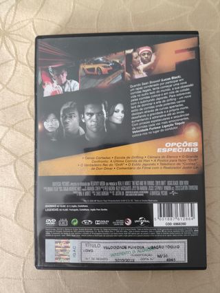 DVD Velocidade Furiosa - Ligação Tóquio