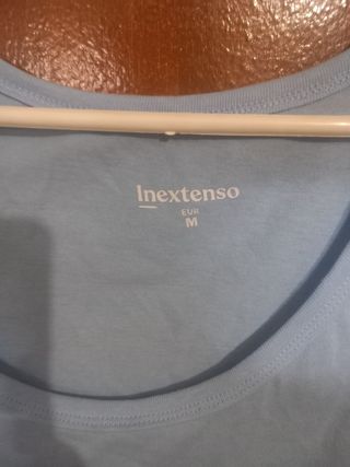 Camiseta tirantes Inextenso M azul