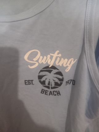 Camiseta tirantes Inextenso M azul