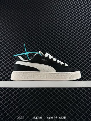 Puma Suede Platform Olive Green