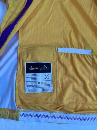ISADORE - Maillot y Gorra ciclismo amarillo