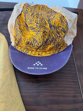 ISADORE - Maillot y Gorra ciclismo amarillo