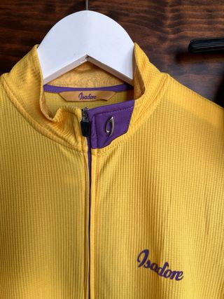 ISADORE - Maillot y Gorra ciclismo amarillo