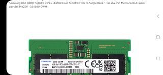 RAM Samsung DDR5 8GB 5600MHz