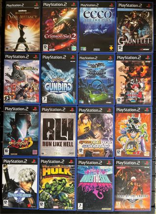 Juegos PS2 20€/unidad