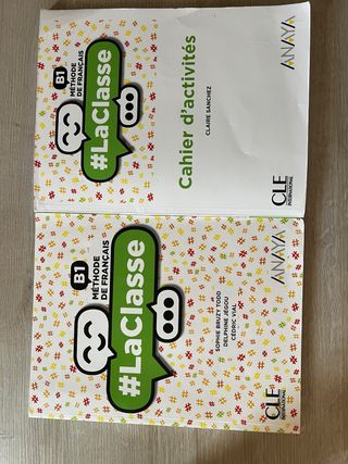 Libros francés (la classe) nivel B1 Anaya