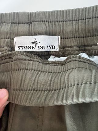 Stone Island Pantalones Cortos - Verde Oliva