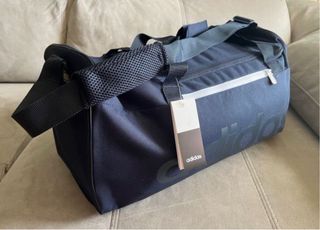 Bolsa Deportiva Azul Adidas nueva 