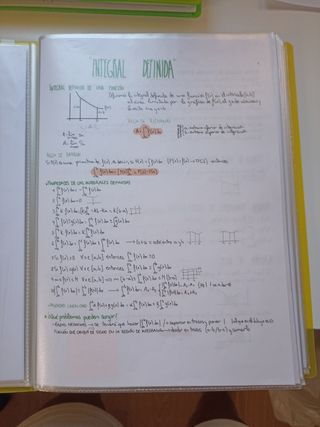 Apuntes matemáticas 2⁰ bachillerato 