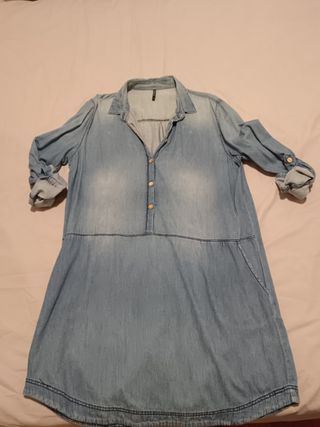 Vestido vaquero azul claro