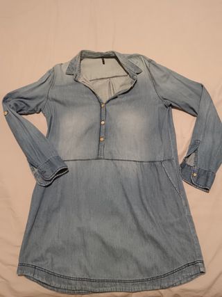 Vestido vaquero azul claro