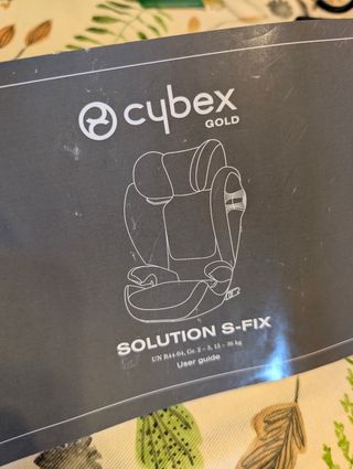 Silla coche Cybex Solution S-Fix