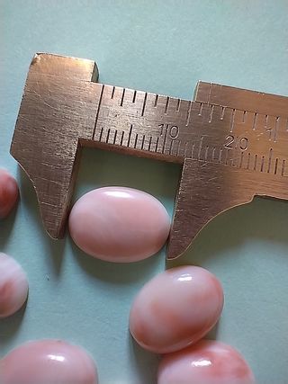 15 Cabochon Corallo Rosa