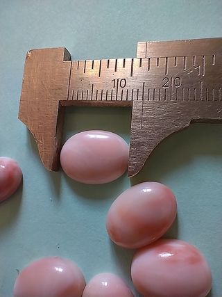 15 Cabochon Corallo Rosa