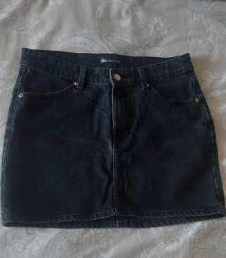 Mini Falda Zara negra - Talla L