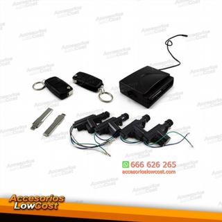 KIT UNIVERSAL DE CIERRE CENTRALIZADO CON 4 MOTORE