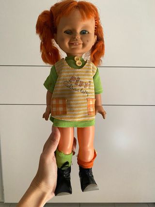 Muñeca Pipi Calzaslargas vintage