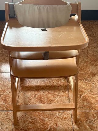 Trona evolutiva bebé madera