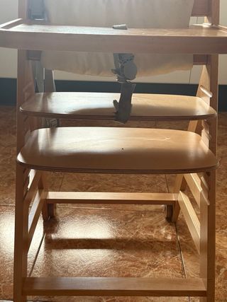 Trona evolutiva bebé madera