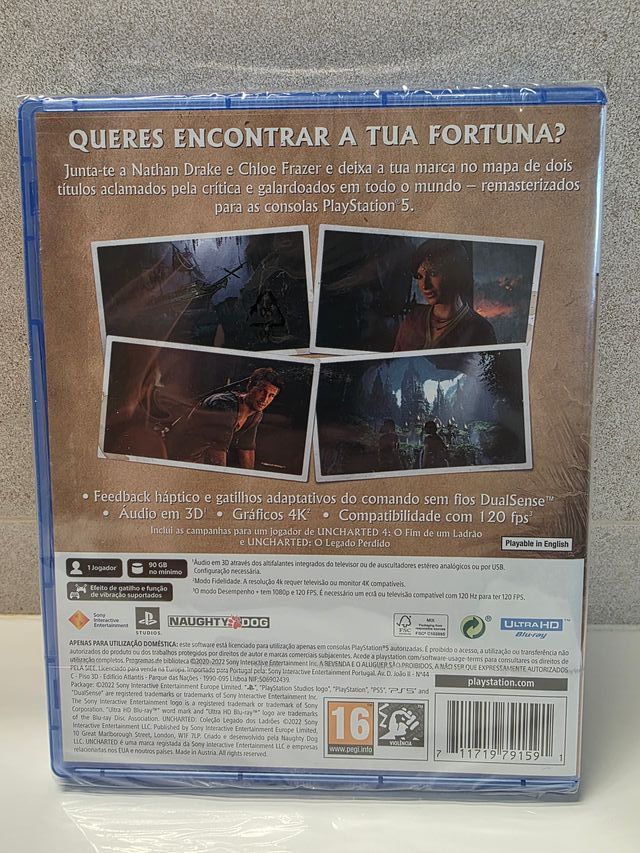 Uncharted Coleção Legado dos Ladrões Playstation 5