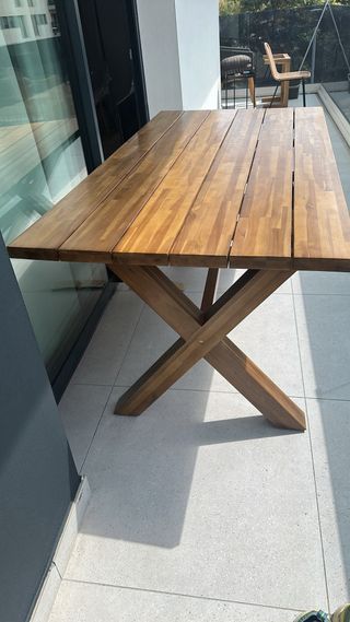 Mesa terraza Sklum - Madera