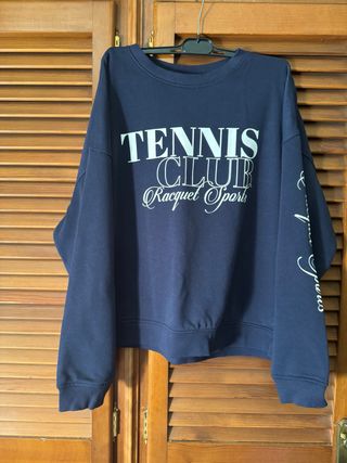 Sudadera Tennis Club azul