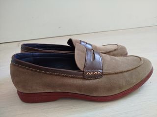 Mocasines V&D beige-marrón