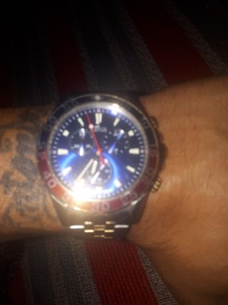 Reloj Lotus Cronógrafo Azul-Dorado