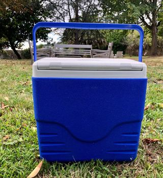 Nevera portátil Coleman azul