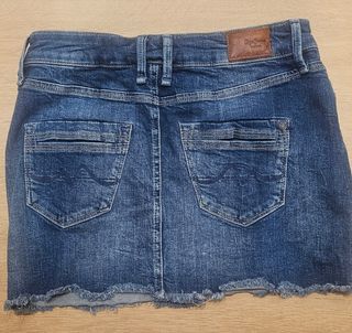 Minifalda vaquera Pepe Jeans. Talla S
