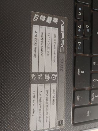 Computer portatile Acer Aspire 5733Z