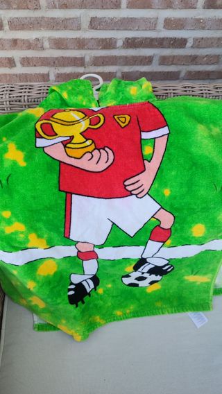 Poncho toalla infantil para piscina
