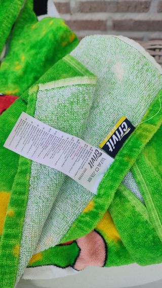 Poncho toalla infantil para piscina
