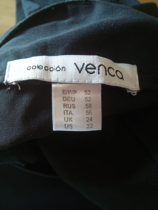 Calça azul marinho (com elástico na cintura)