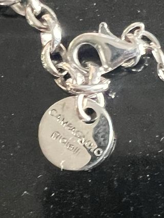 Collana Campagnolo argento multicolor
