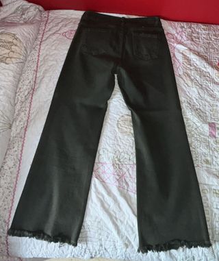 Pantalón Vaquero Verde Oscuro