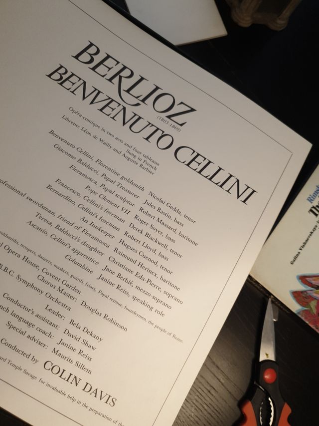 Triple vinilo Berlioz Cellini - Vinilo Clásico