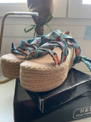 Sandalias plataforma multicolor