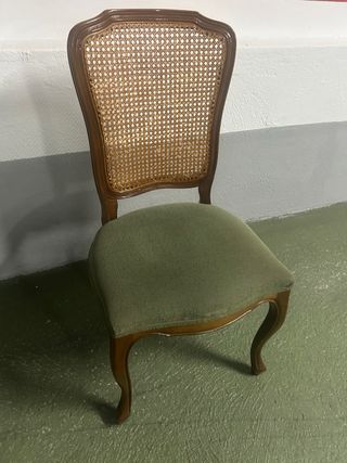 3 Sillas vintage de madera