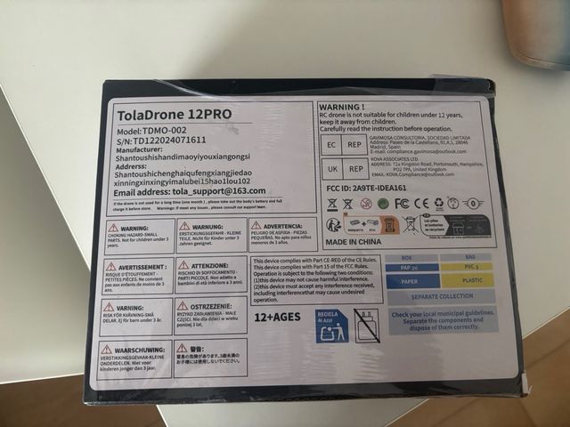 TolaDrone TD12Pro - NUEVO