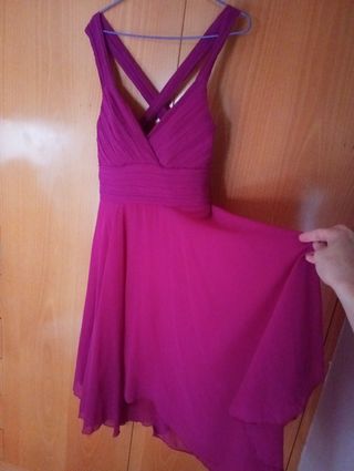 Vestido fucsia evento/graduación