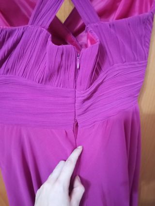 Vestido fucsia evento/graduación