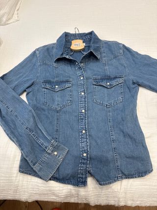 Camisa vaquera Mango - Talla M