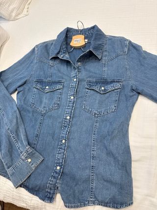 Camisa vaquera Mango - Talla M