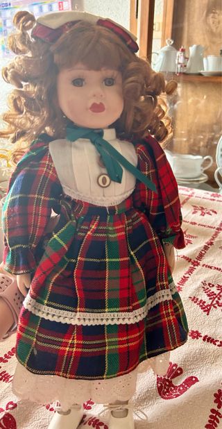 Muñeca porcelana vintage