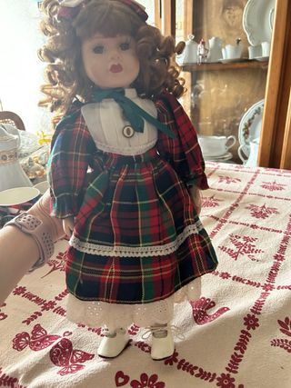 Muñeca porcelana vintage