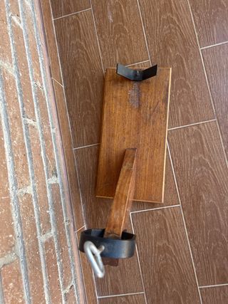 Jamonero madera vintage