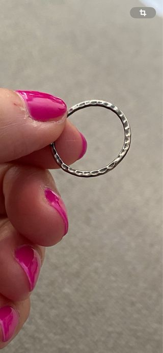 Joyas plata-rodocrosita: Pendientes & anillo