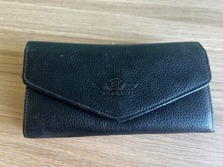 Portafoglio vintage nero