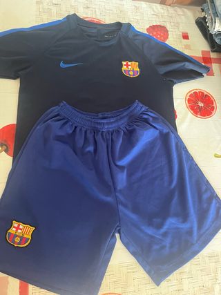 Equipación FC Barcelona niño y variado 
conjuntos 